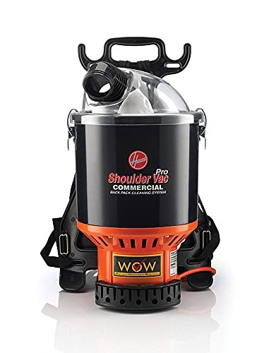 Lightweight Backpack Vacuum Cleaner with HEPA Filter for Carpet and Hard Floors