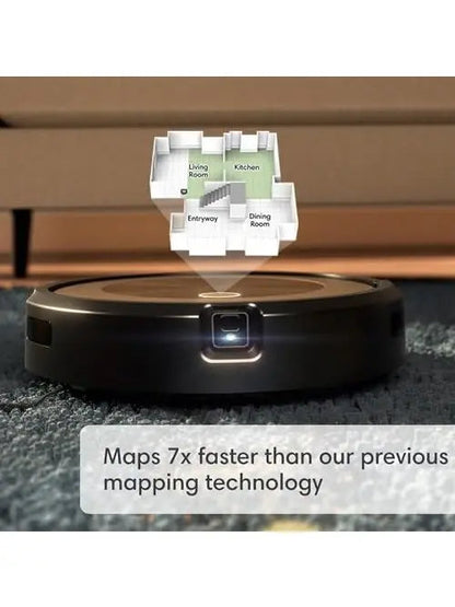 Self-Emptying Robot Vacuum with Obstacle Avoidance and Smart Mapping, 60-Day Auto Empty