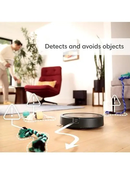 Self-Emptying Robot Vacuum with Obstacle Avoidance and Smart Mapping, 60-Day Auto Empty