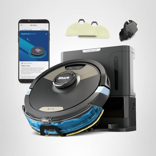 Robot Vacuum and Mop with Self-Empty HEPA Base, Sonic Mopping, Home Mapping, CleanEdge, for Pet Hair