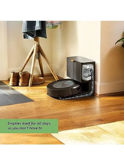 Self-Emptying Robot Vacuum with Obstacle Avoidance and Smart Mapping, 60-Day Auto Empty