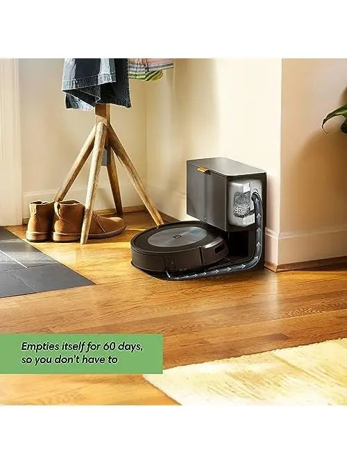 Self-Emptying Robot Vacuum with Obstacle Avoidance and Smart Mapping, 60-Day Auto Empty