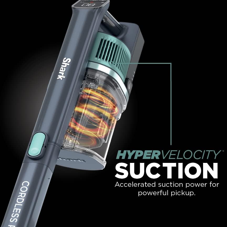 Cordless Vacuum with PowerFins, Self-Cleaning Brushroll, HEPA Filter and Accessories, 60 Min Runtime