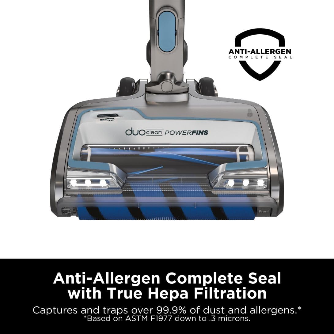 Ultra Lightweight Cordless Stick Vacuum with DuoClean PowerFins, Handheld, Multi-Tool, Anti-Allergen, 60 Min Runtime