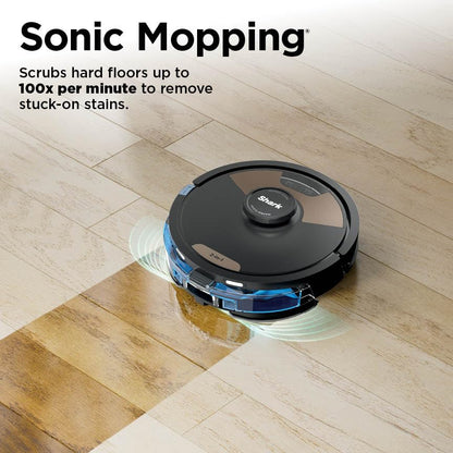 Robot Vacuum and Mop with Self-Empty HEPA Base, Sonic Mopping, Home Mapping, CleanEdge, for Pet Hair