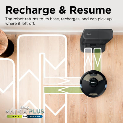 Robot Vacuum and Mop with Self-Empty HEPA Base, Sonic Mopping, Home Mapping, CleanEdge, for Pet Hair