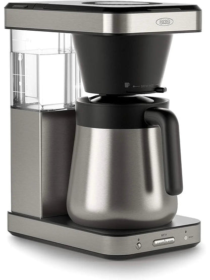 8 Cup Coffee Maker Stainless Steel Black
