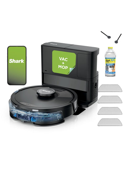 Robot Vacuum and Mop with Self-Empty HEPA Base, Sonic Mopping, Home Mapping, CleanEdge, for Pet Hair