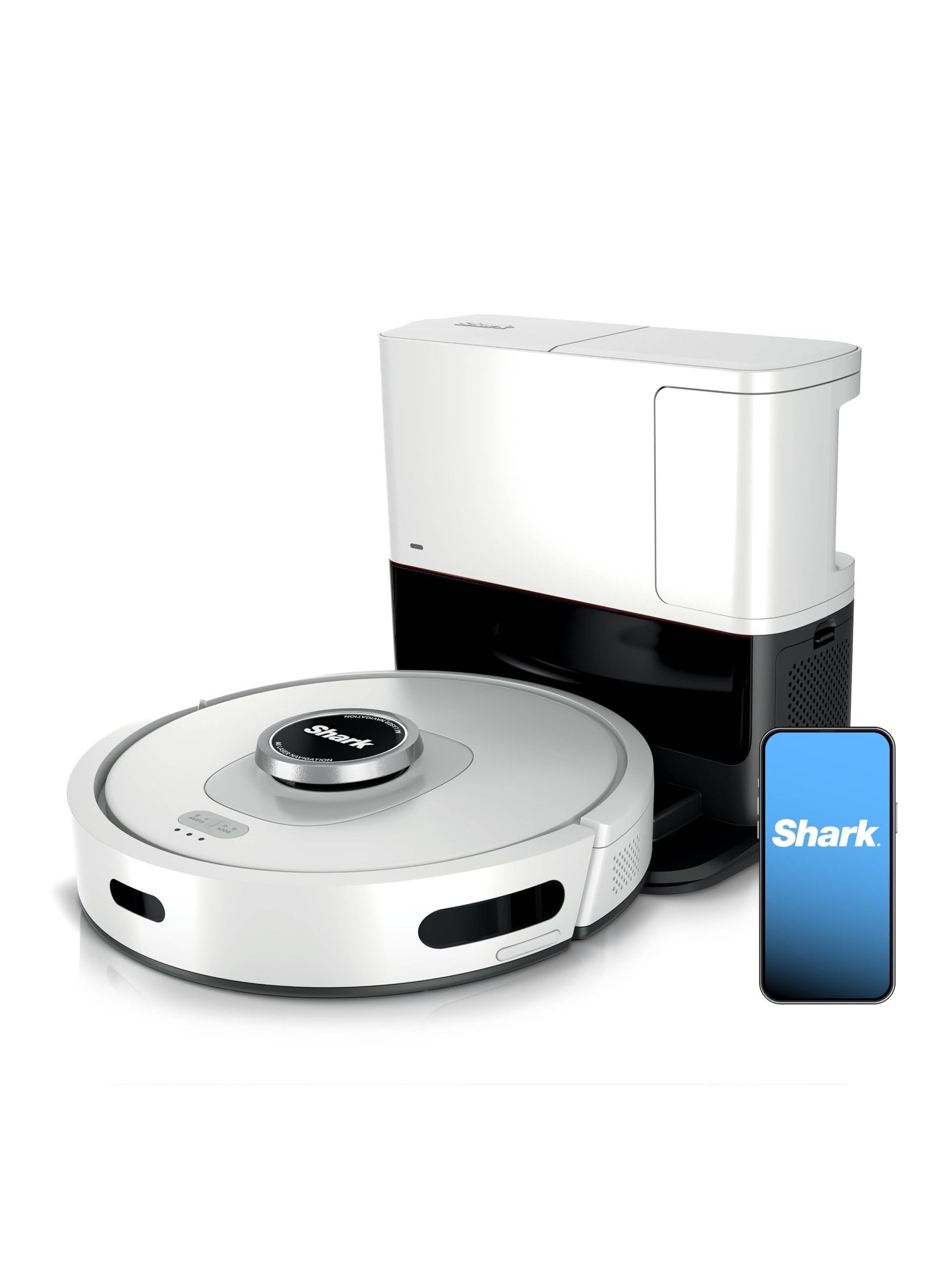 Robot Vacuum and Mop with Self-Empty HEPA Base, Sonic Mopping, Home Mapping, CleanEdge, for Pet Hair