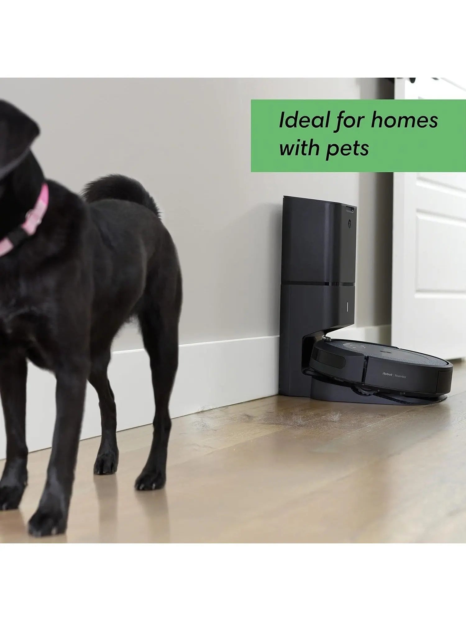 Self-Emptying Robot Vacuum with Smart Mapping for Pet Hair and Carpets, 60-Day Auto Empty