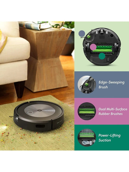 Wi-Fi Robot Vacuum with Smart Mapping and Obstacle Avoidance for Pet Hair, Carpets, and Hard Floors