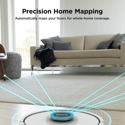 Robot Vacuum and Mop with Self-Empty HEPA Base, Sonic Mopping, Home Mapping, CleanEdge, for Pet Hair