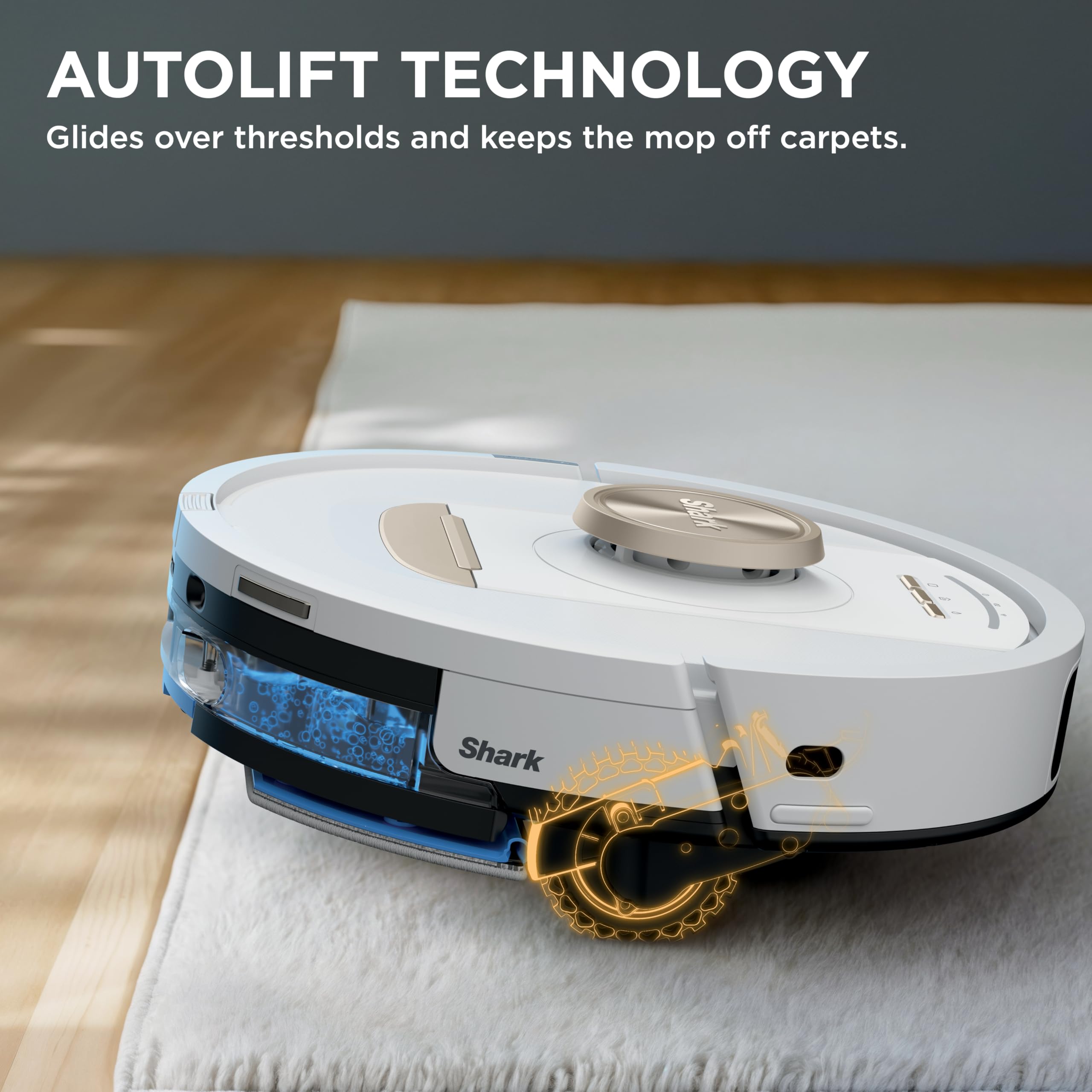 Robot Vacuum and Mop with Self-Empty HEPA Base, Sonic Mopping, Home Mapping, CleanEdge, for Pet Hair