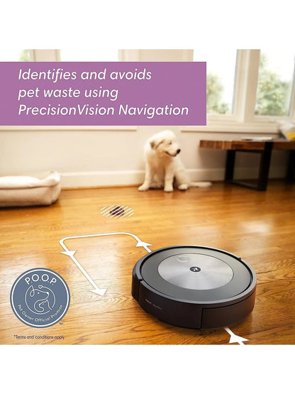 Wi-Fi Robot Vacuum with Smart Mapping and Obstacle Avoidance for Pet Hair, Carpets, and Hard Floors
