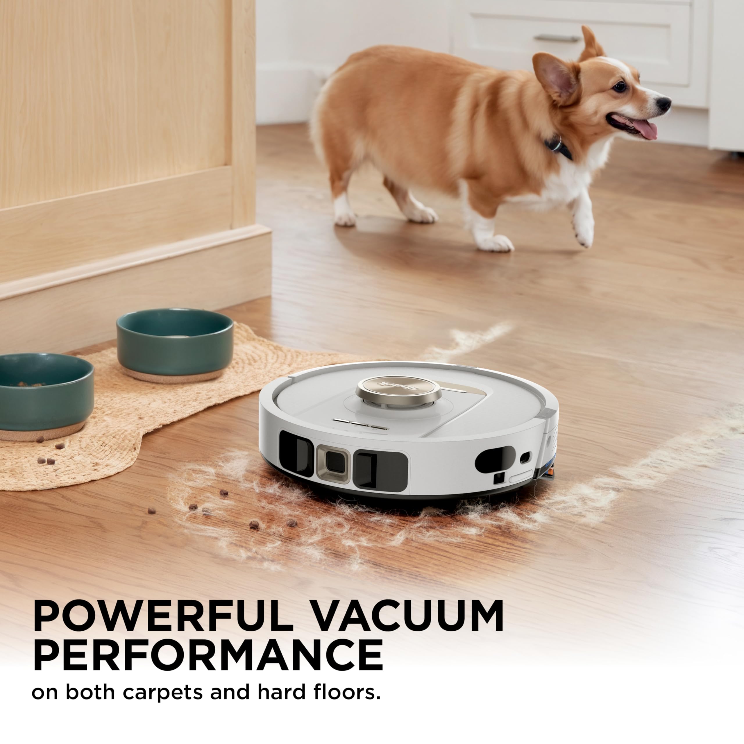 Robot Vacuum and Mop with Self-Empty HEPA Base, Sonic Mopping, Home Mapping, CleanEdge, for Pet Hair
