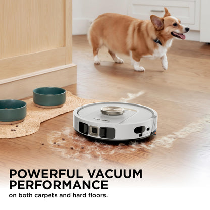 Robot Vacuum and Mop with Self-Empty HEPA Base, Sonic Mopping, Home Mapping, CleanEdge, for Pet Hair