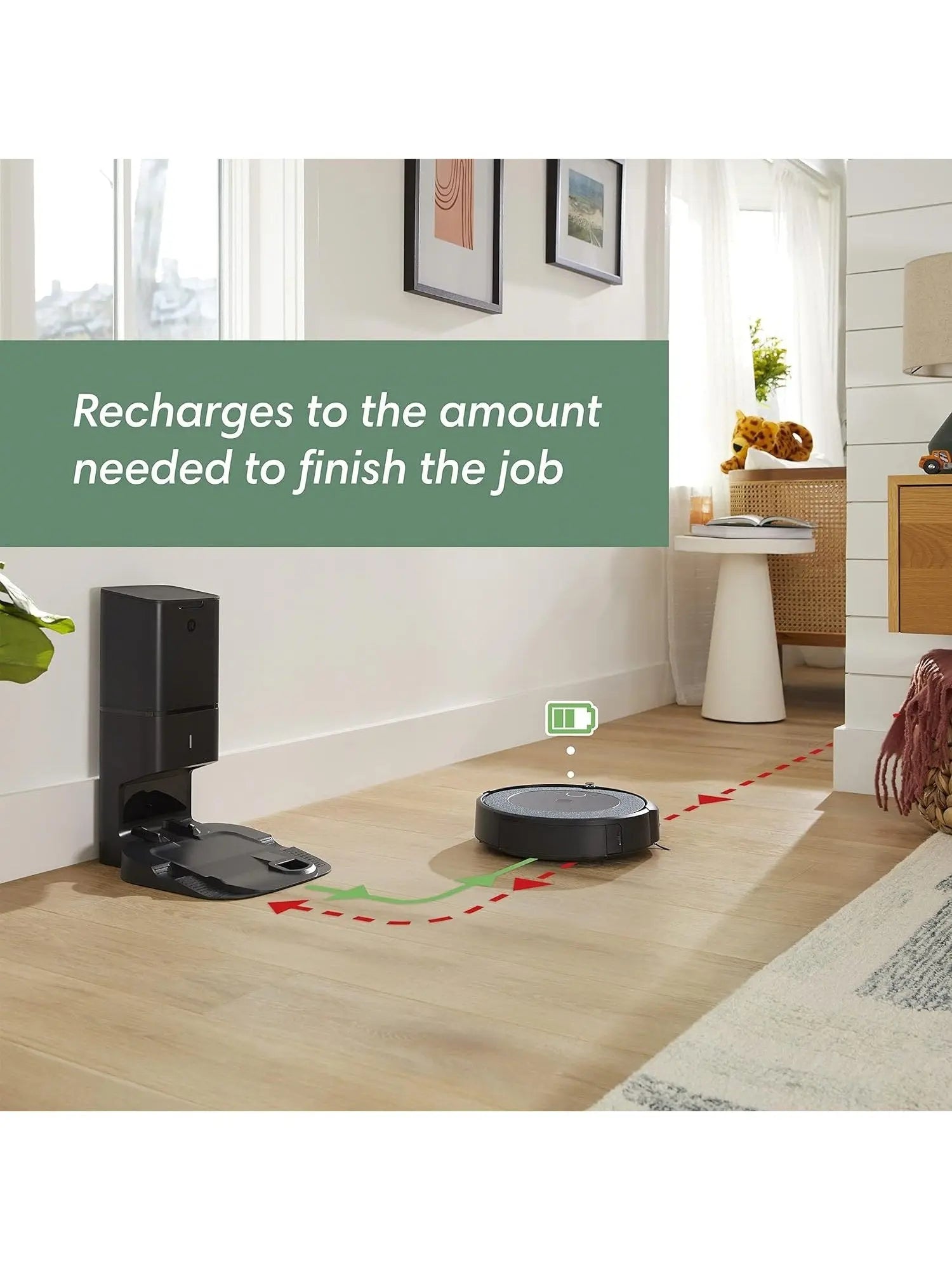 Self-Emptying Robot Vacuum with Smart Mapping for Pet Hair and Carpets, 60-Day Auto Empty