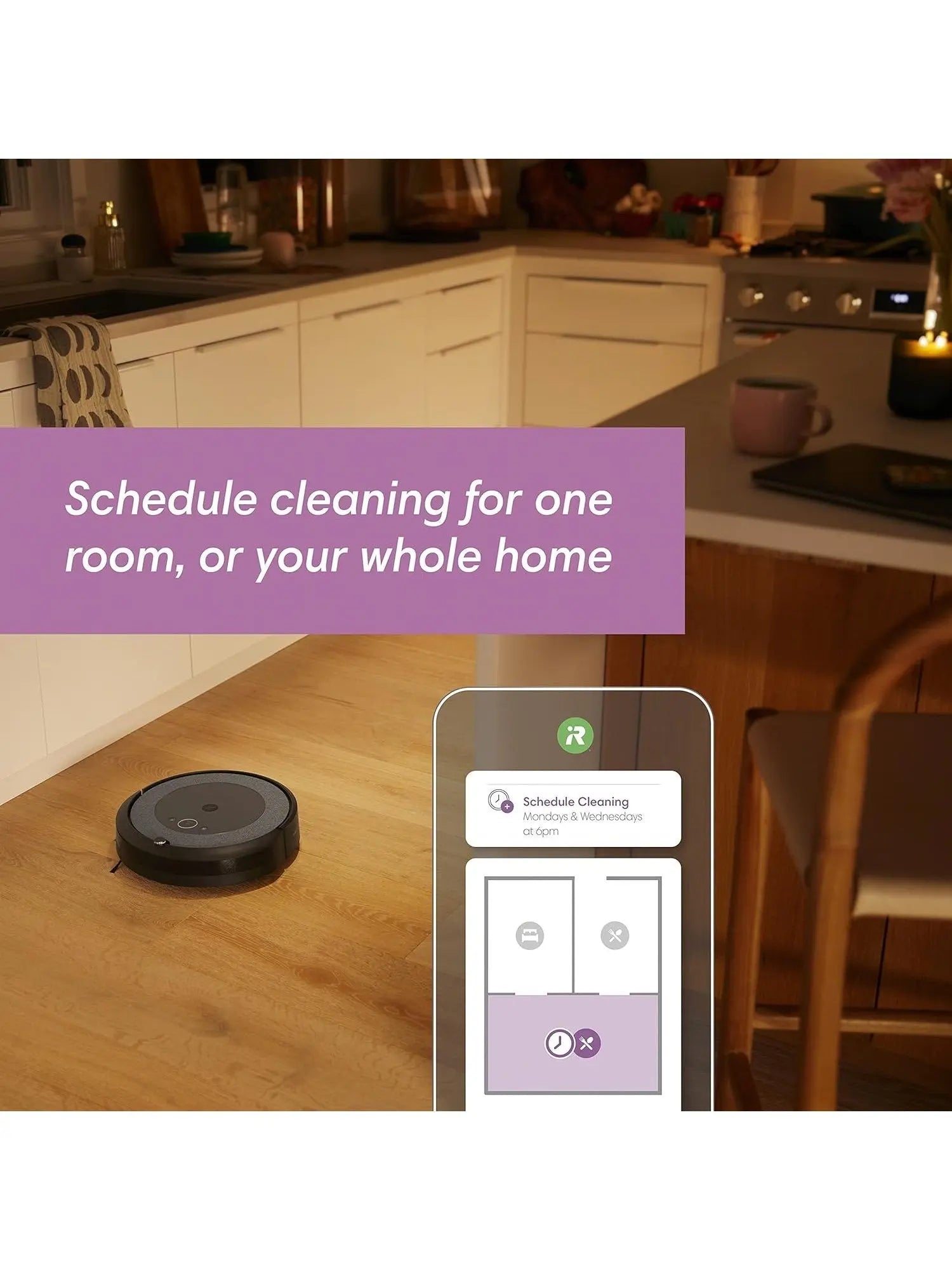 Self-Emptying Robot Vacuum with Smart Mapping for Pet Hair and Carpets, 60-Day Auto Empty