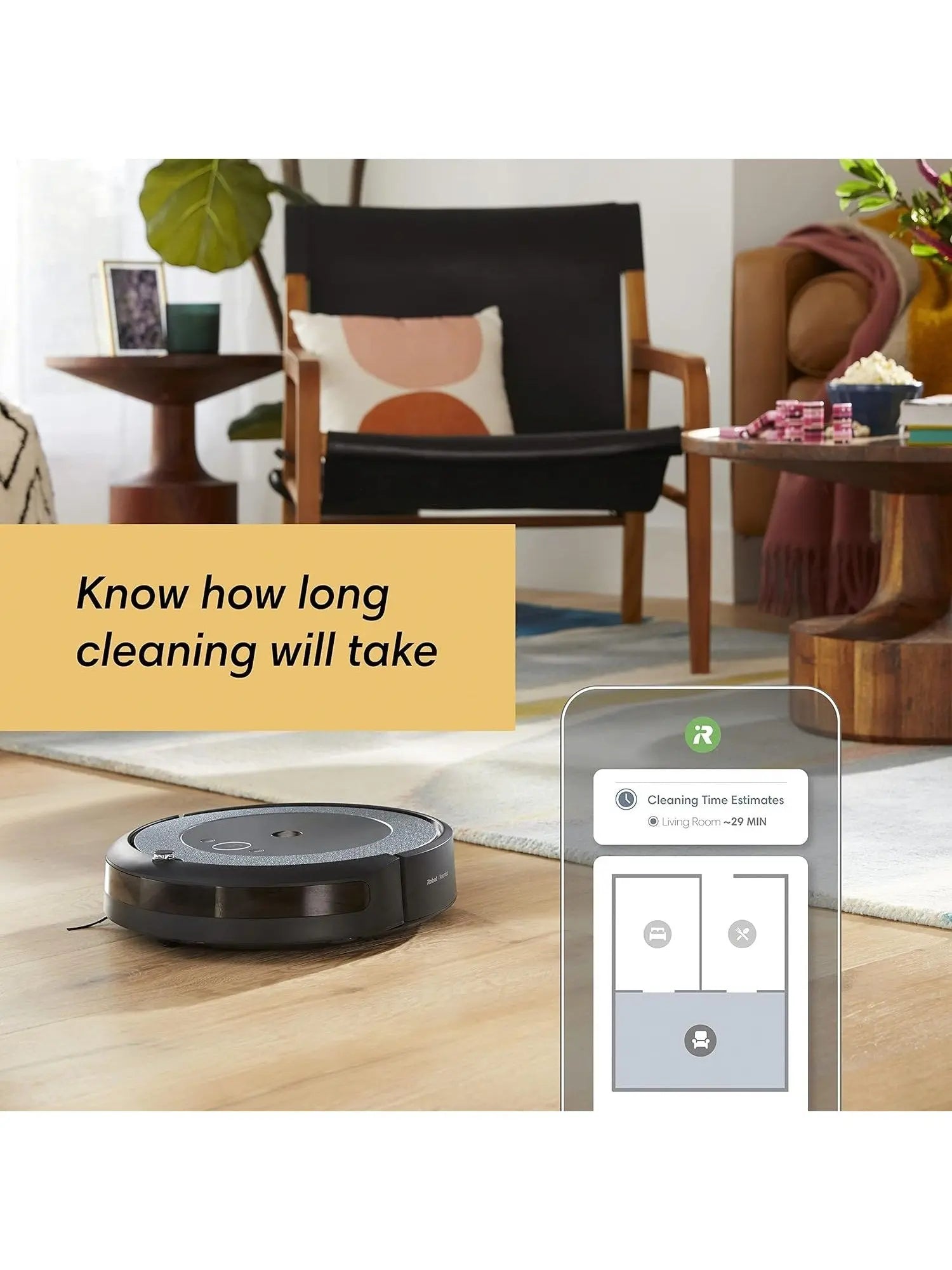 Self-Emptying Robot Vacuum with Smart Mapping for Pet Hair and Carpets, 60-Day Auto Empty