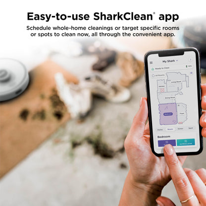 Robot Vacuum and Mop with Self-Empty HEPA Base, Sonic Mopping, Home Mapping, CleanEdge, for Pet Hair