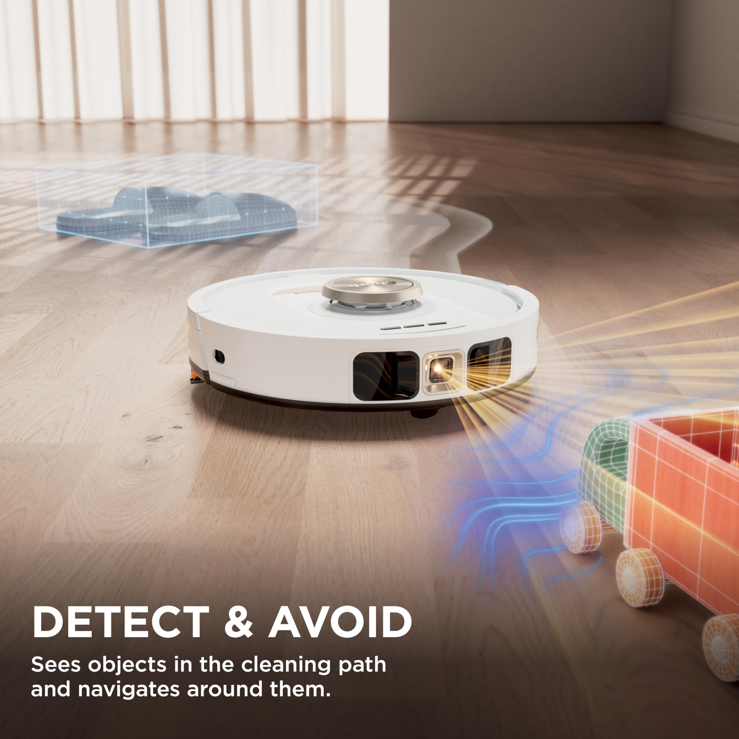 Robot Vacuum and Mop with Self-Empty HEPA Base, Sonic Mopping, Home Mapping, CleanEdge, for Pet Hair