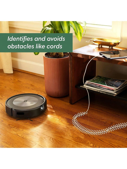 Wi-Fi Robot Vacuum with Smart Mapping and Obstacle Avoidance for Pet Hair, Carpets, and Hard Floors