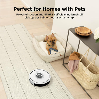 Robot Vacuum and Mop with Self-Empty HEPA Base, Sonic Mopping, Home Mapping, CleanEdge, for Pet Hair