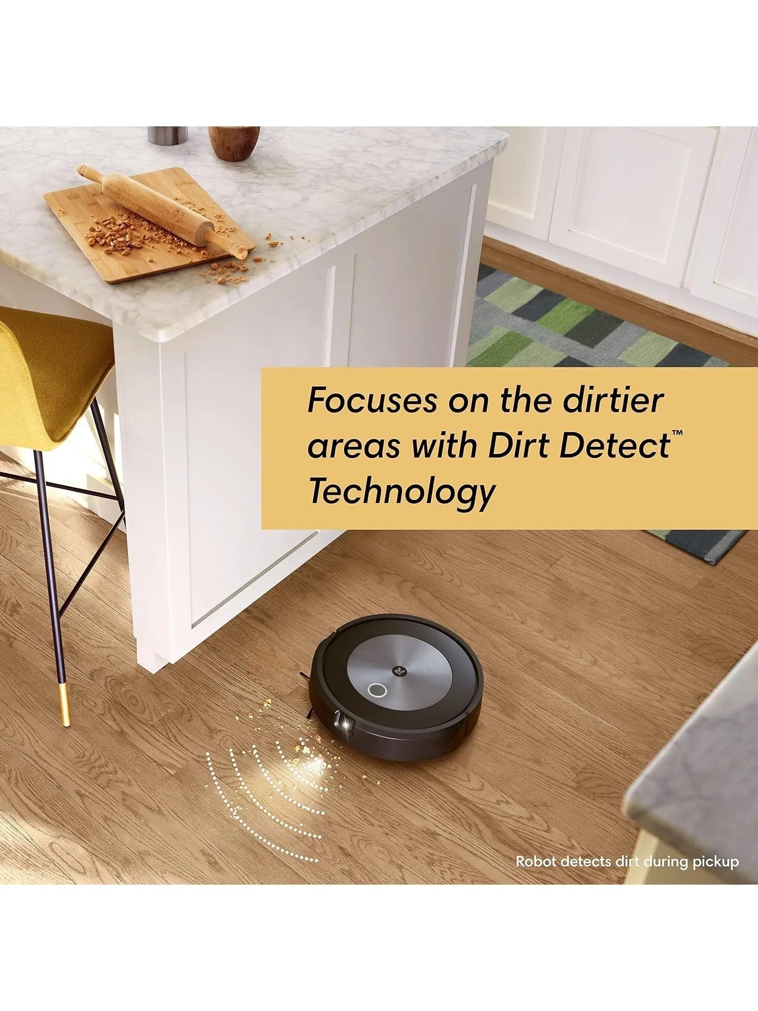 Wi-Fi Robot Vacuum with Smart Mapping and Obstacle Avoidance for Pet Hair, Carpets, and Hard Floors